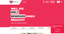 Desktop Screenshot of cvjm-hochschule.de