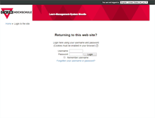 Tablet Screenshot of moodle.cvjm-hochschule.de